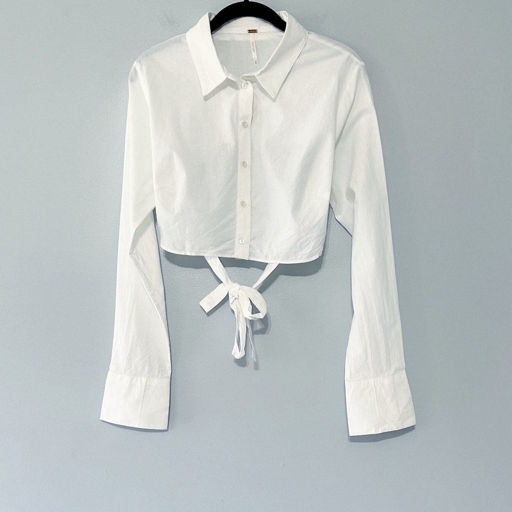 NWT Free People × REVOLVE Ellen Top in Ivory size Medium - Picture 2 of 6